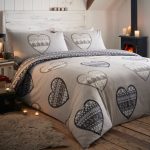 Portfolio Home Boden Charcoal 100% Brushed Cotton Duvet Cover and Pillowcase Set Grey