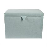 Monaco Ottoman Duck Egg (Blue)