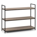 Tribeca Low Bookcase Black/Natural
