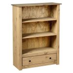 Panama Wooden Bookcase Brown
