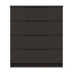 Legato Black 4 Drawer Chest Black