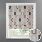 Elements Dahl Ochre Lined Roman Blind Ochre