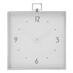 5A Fifth Avenue Wall Clock Silver
