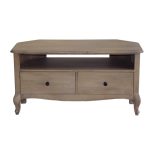 Amelie Corner TV Stand Brown