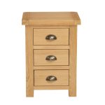 Sherbourne Oak Bedside Table Natural