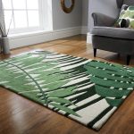Voyager Leaf Rug Cream