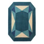 Teal Sculpture Rug Teal