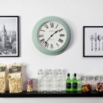 Cocktail Club Duck Egg Wall Clock Duck Egg (Blue)