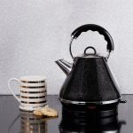 Dunelm Bling 1.7L Black Pyramid Kettle Black