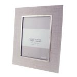 Grey Linen Photo Frame 7”? x 5”? (18cm x 12cm) Grey