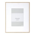 Natural Frame With White Mount 7”? x 5”? (18cm x 12cm) Natural