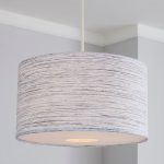 Brenon Blue Wide Drum Pendant Blue