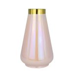 5A Fifth Avenue Pink Lustre Ceramic Vase Pink