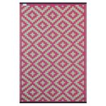 Nirvana Pink and Cream Rug Pink
