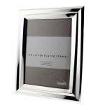 3D Silver Plated Photo Frame 7”? x 5”? (18cm x 12cm) Silver