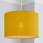 Sara Ochre Drum Shade Ochre Yellow