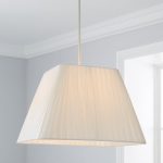 Ivory Square Pleat Light Shade Dia. 35cm Cream