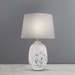 Asco Botanical White Table Lamp White