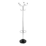 Chrome Hat and Coat Stand Chrome