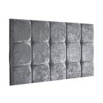 Frampton Monreal Velluto Headboard Silver