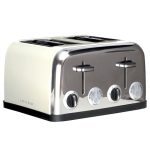 Spectrum Cream 4 Slice Toaster Cream