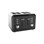 Spectrum Black 4 Slice Toaster Black