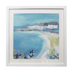 Rebecca Yoxall Houses by Sea Blue