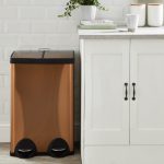 Dunelm 30/30 Litre Copper Recycling Bin Copper