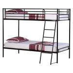 Brandon Black Metal Bunk Bed Black