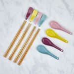 Asian Cuisine 12 Piece Cutlery Set Multi Coloured