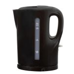 Dunelm 1.7L Black Jug Kettle Black