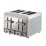 Elements 4 Slice Grey Toaster Grey
