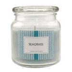 Seagrass Jar Candle Blue