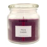 Fig Cassis Jar Candle Purple