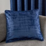Ruben Navy Velvet Cushion Navy