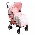 My Babiie MB51 Pink Chevron Stroller Pink