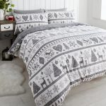Portfolio Home Noel Grey Duvet Cover and Pillowcase Set Grey