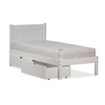 Clifton White Wooden Bed Frame White