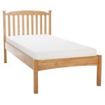 Eleanor Honey Oak Low Foot Bed Frame Natural
