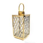 Gold Lattice Lantern Gold