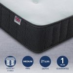 Lima Memory Mattress White/Black