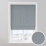 Barkweave Duck Egg Roman Blind Duck Egg (Blue)