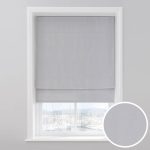 Barkweave Dove Grey Roman Blind Dove (Grey)