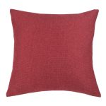 Barkweave Red Cushion Red