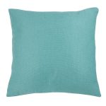 Barkweave Turquoise Cushion Turquoise