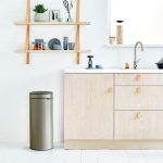 Brabantia 30L Platinum Touch Bin Platinum