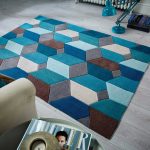 Infinite Scope Rug Teal (Blue)
