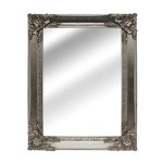 Roma Silver Wall Mirror Silver