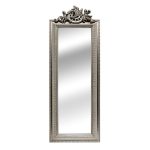Roma Silver Free Standing Mirror Silver