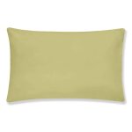 Non Iron Sage Kingsize Housewife Pillowcase Pair Green